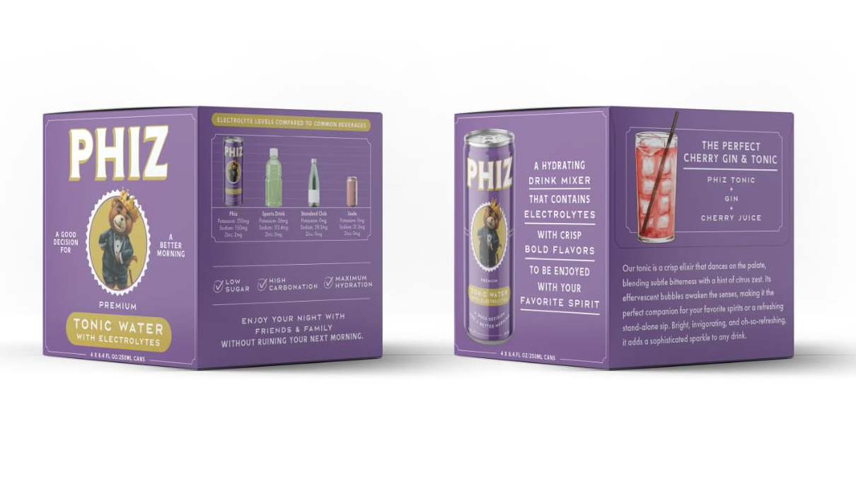 Tonic Water Box (4 cans)