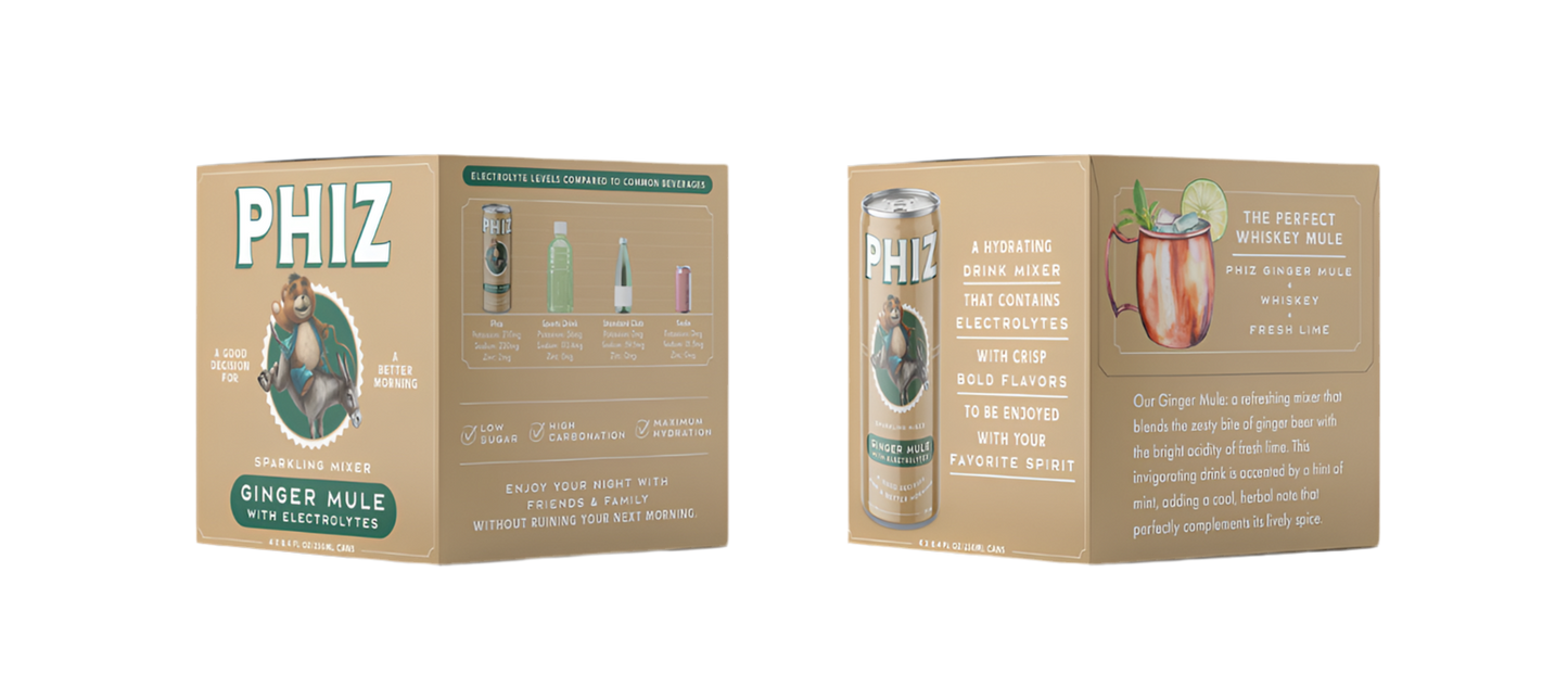 Ginger Mule Club Soda Box (4 cans)